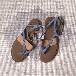 Sanuk Strappy Leather Sandals